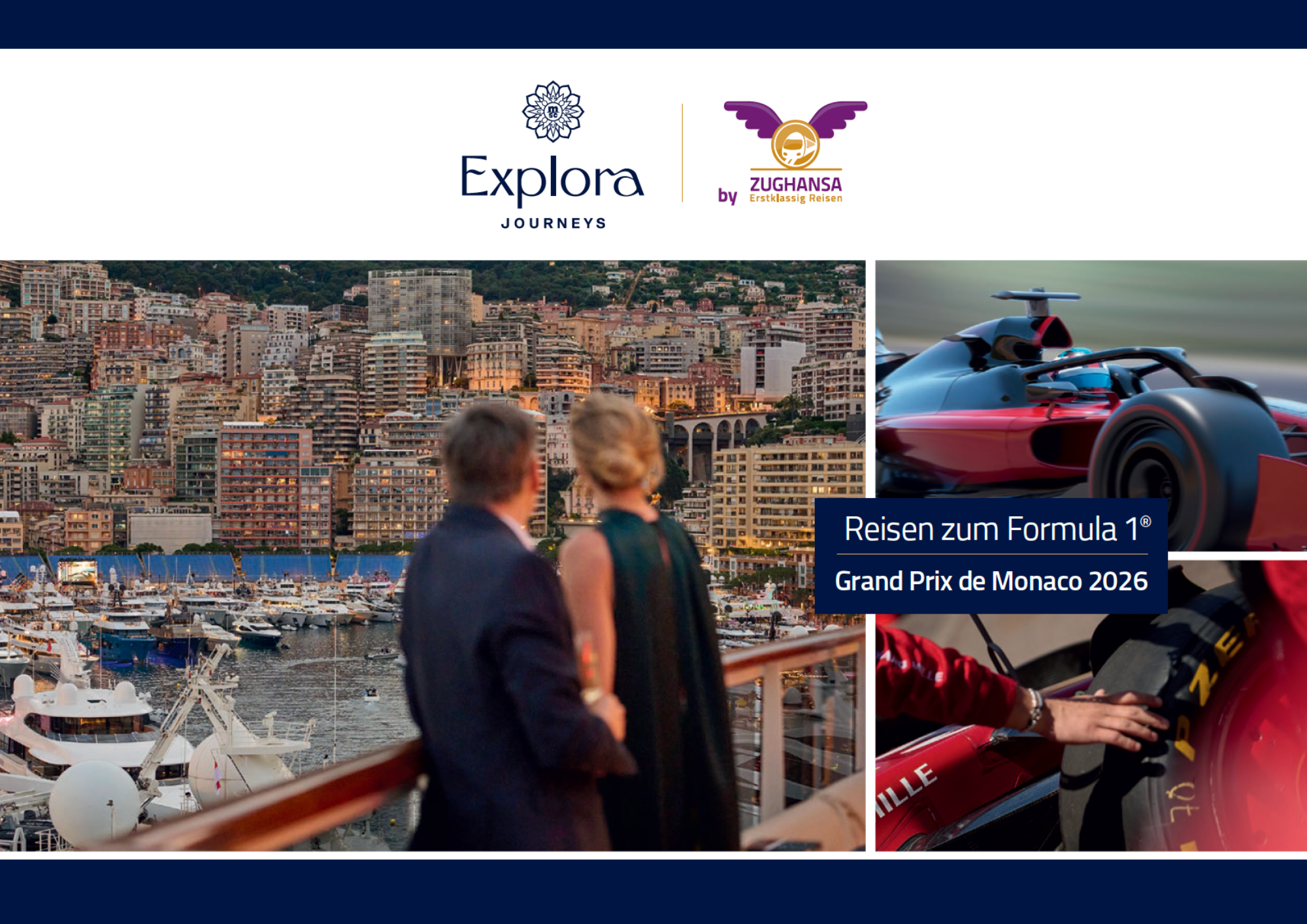Explora Journeys: Broschüre zum Grand Prix de Monaco 2026