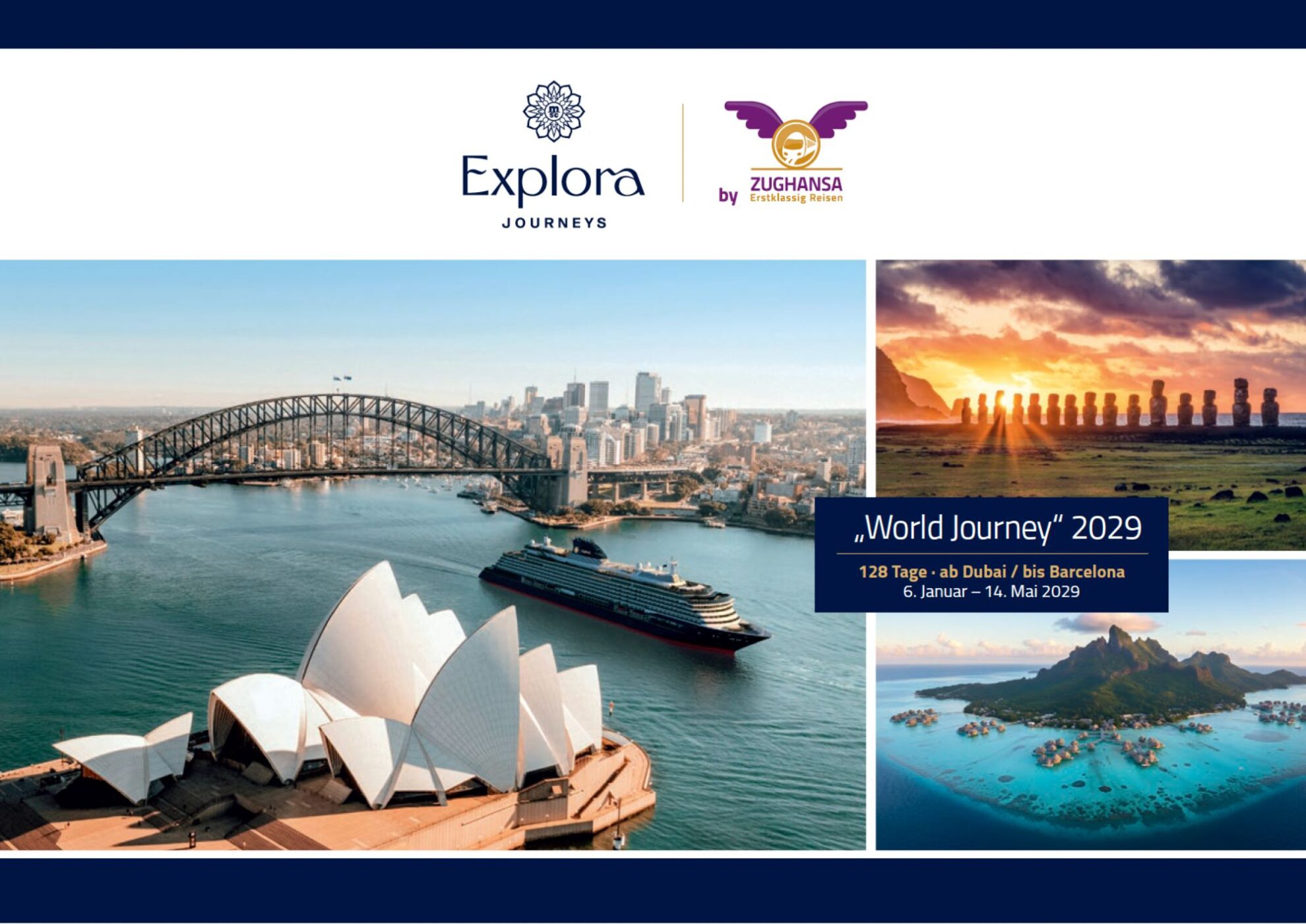 Explora Journeys: Weltreise 2029 ("World Journey")